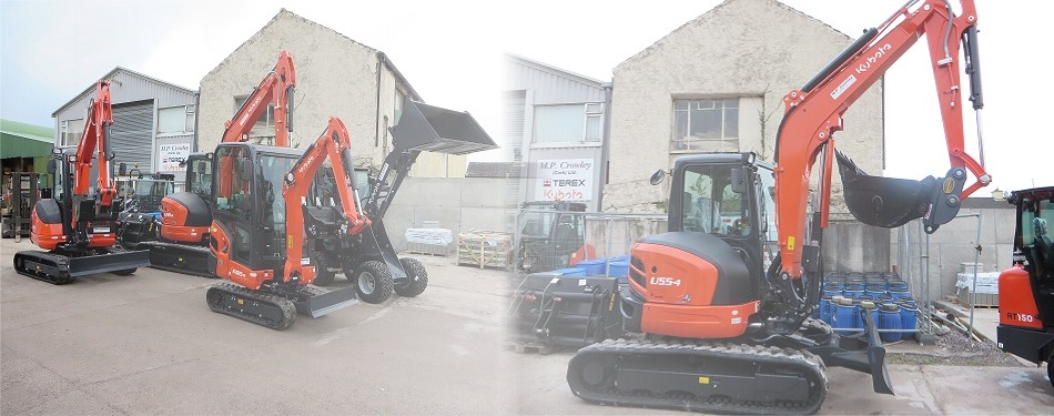 Kubota Agents for Mini Excavators & Wheel Loaders - MP Crowley, Cork, Ireland